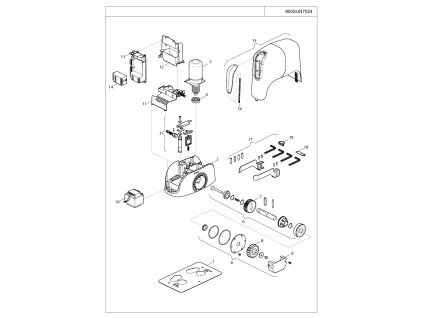 999ALBE011A01 kit prevodovky pre SUN7024