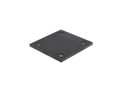 Platňa 99x99x6mm s otvormi 11mm, bez povrchovej úpravy
