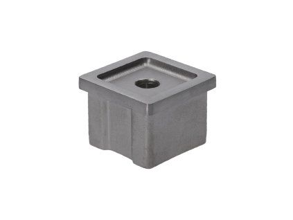 Držiak madla na jokel 40x40x2mm, brúsená nerez K320/AISI304