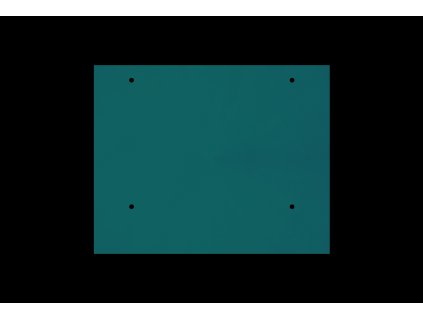 Transparentné ESG / VSG sklo, rozmer 1000x1250mm, hrúbka: 12.76mm s fóliou a výrezmi na držiaky EB1-PRJ, priemer diery 25mm