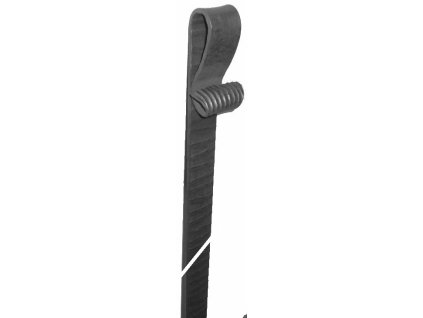 Klapačka, čierna S235, 50x6x2000mm