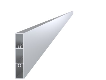 Profil 80x16mm, L-6000mm, hliník bez povrchovej úpravy