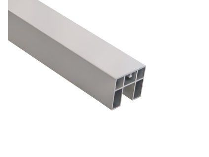 Madlo 60x40mm, L-2500mm pre sklo 8-17.5mm, brúsený povrch