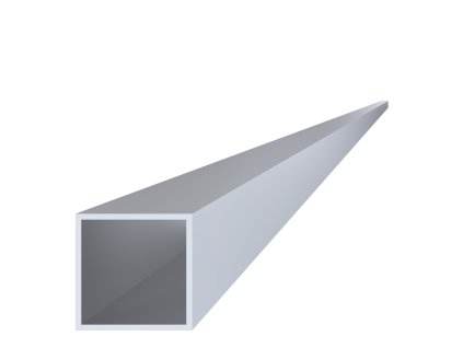 Jokel 60x60x3mm, L-6000mm, hliník bez povrchovej úpravy