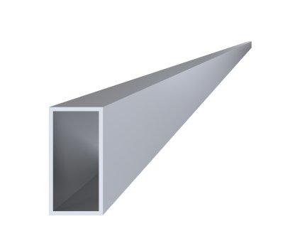 Jokel 80x40x3mm, L-6000mm, hliník bez povrchovej úpravy