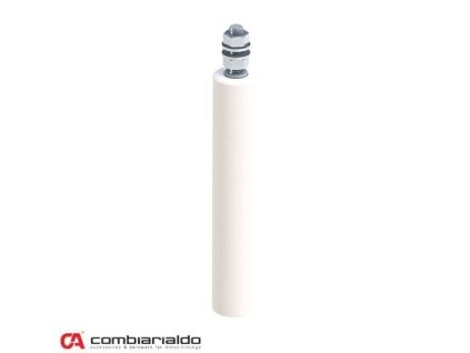 Nylonový vodiaci valček ø45, H-220mm, závit M16 pre horné vedenie posuvnej brány