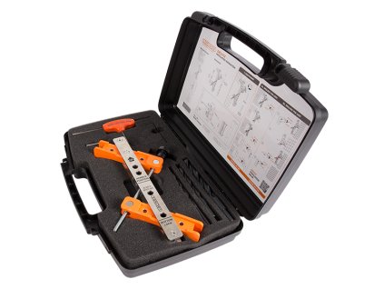 LOCINOX® DRILL-FIX sada náradia pre montáž zámkov a dorazových líšt LOCINOX®
