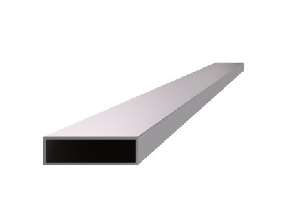 Profil uzatvorený 50x15x1.5mm, cena za 1ks (2m), brúsená nerez K320 /AISI304