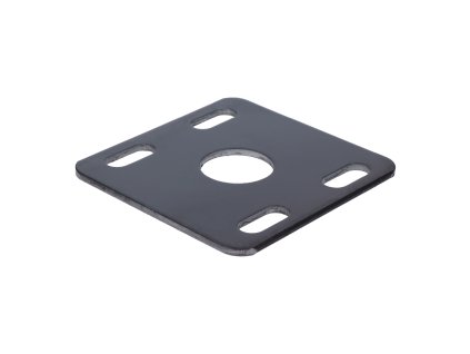 Platňa 119x119x5mm, bez povrchovej úpravy s dierou 36mm