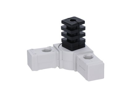 Plastová spojka - 180° rohový kus do profilu 30x30x2mm