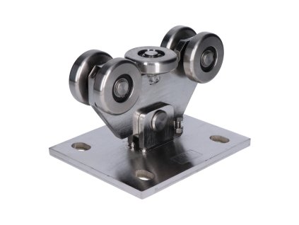 Vozík PICCOLO profil 67x67mm pre brány do 200kg/4.5m, nerez