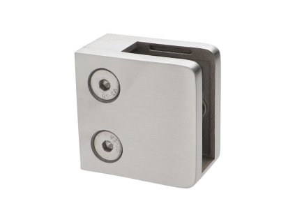 Svorka plochá, pre sklo 6-12.76mm, brúsená nerez AISI304