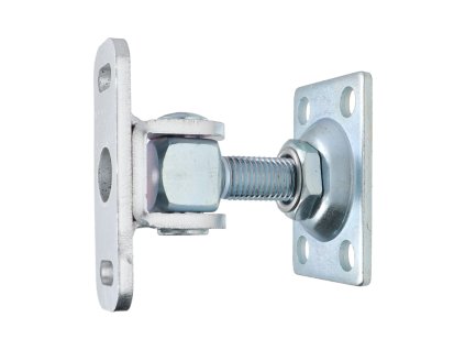 Záves M16 s platňou 75x55mm, nastaviteľný, pozinkovaný