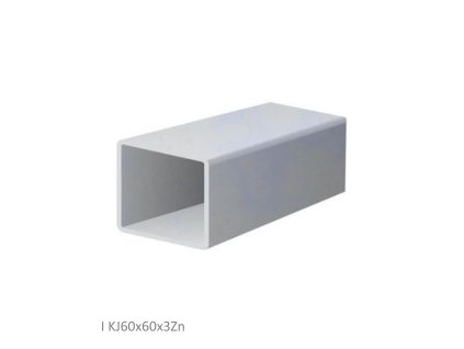 Uzavretý profil 60x60x3mm, zinkovaný DX51D+Z100, hladký L=6000mm, cena za kus