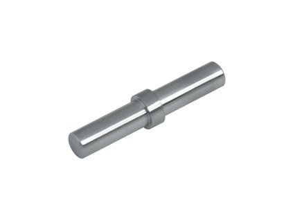 Spoj priamy L: 55mm, na trubku ø 12mm (plný materiál), brúsená nerez K320 /AISI304