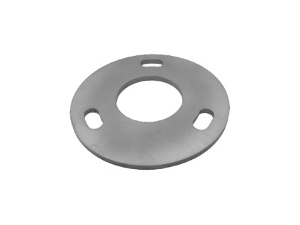 Kotviaca platňa (ø80x4mm) na trubku ø 33.7mm (otvor ø33.8mm), bez povrchovej úpravy /AISI304