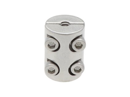 Úchyt pre nerezové lanko ø4mm, brúsená nerez AISI304