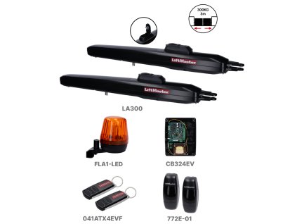 LiftMaster sada pre dvojkrídlovú bránu do 3,0m/krídlo