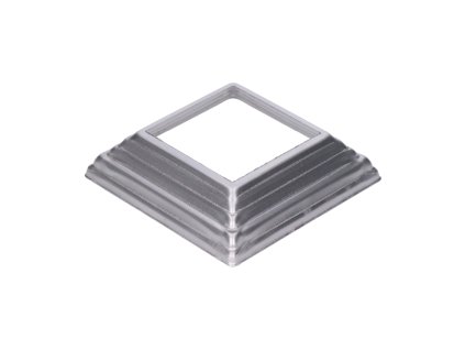 Krytka plechová, 108x108x29mm, diera:62x62mm, výlisok