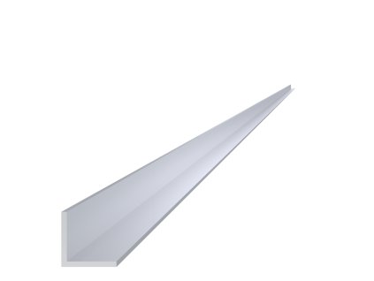 Poškodený L profil 20x20x2mm, L-6000mm, hliník bez povrchovej úpravy