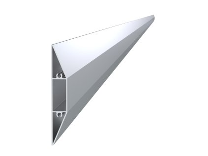 Poškodený profil 100x16mm, L-6000mm, hliník bez povrchovej úpravy