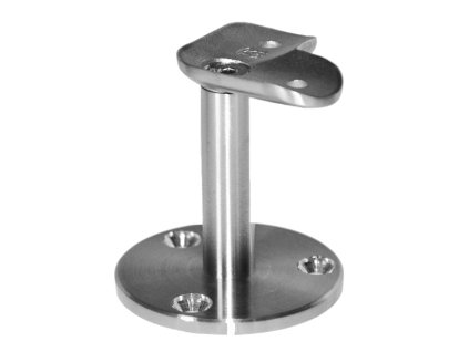 Držiak madla ø42.4mm, 90° uhol, brúsená nerez AISI304
