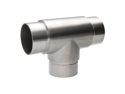 Spojka T-kus na trubku ø42.4mm, brúsená nerez AISI304