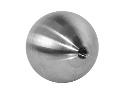 Guľa plná so závitom M8 /ø 40mm, brúsená nerez K320 /AISI304