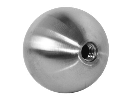 Guľa dutá so závitom M8 /ø 40mm, brúsená nerez K320 /AISI304