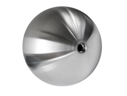 Guľa dutá so závitom M8 /ø 80mm, brúsená nerez K320 /AISI304