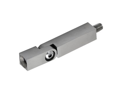 Čap s kĺbom štvorcový 12x12mm, L-68mm, brus AISI304