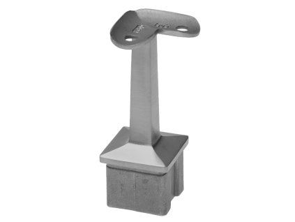 Držiak madla pevný rohový, na madlo trubku ø42.4mm, AISI304