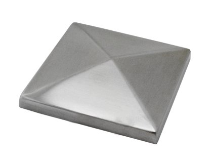 Ukončenie strieška na jokel (100x100mm), brúsená nerez K320 /AISI304