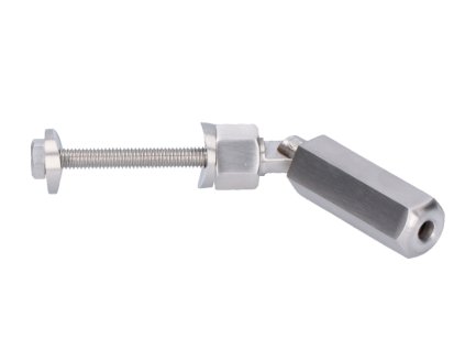Úchyt pre lanko ø5mm na trubku ø42.4mm, brúsená AISI304
