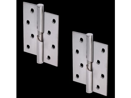 Nerezové pánty pridvihovacie 2ks (pravé), 100x75x2.5mm, max. nosnosť: 80 kg (2 pánty), brúsená nerez K320 /AISI304