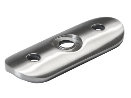Nadpájacia platňa rovná na ø42.4mm, brúsená AISI316