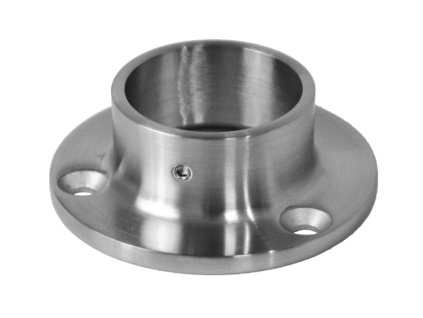 Príruba ø80mm na trubku ø42.4mm, brúsená nerez AISI316