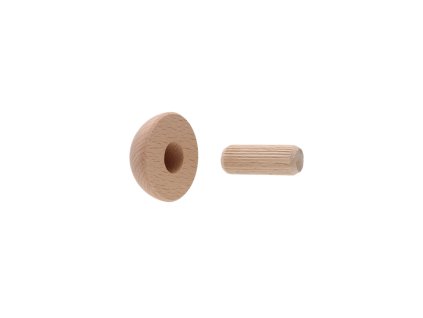 Drevené ukončenie madla ø42mm, buk bez náteru