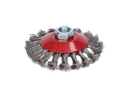 Kartáč miskový vrkočový 100mm x M14 NEREZ