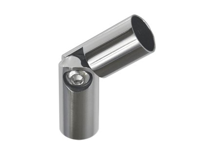 Spoj nastaviteľný ø 14mm (0-100°) s kĺbom, leštená nerez /AISI304
