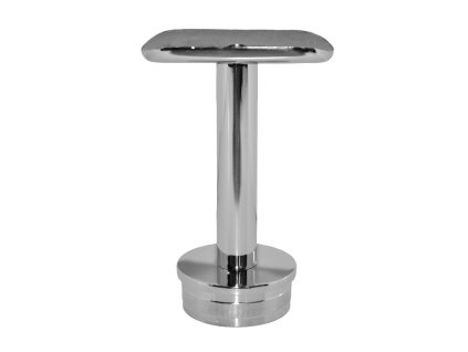 Držiak madla narážací na trubku ø42.4mm, leštená AISI304