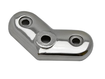 Nadpájacia platňa (uhol 45°) na trubku ø 42.4mm, leštená nerez /AISI304