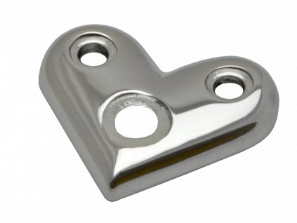 Nadpájacia platňa na trubku ø42.4mm, leštená AISI304