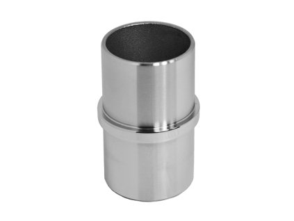 Spojka napájacia na trubku ø42.4mm, leštená AISI304