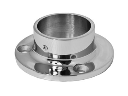 Príruba ø80mm na trubku ø42.4mm, leštená nerez AISI304