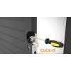 LOCINOX® SIXTYLOCK zadlabávací zámok pre krídlové bránky, rozteč 92 mm, zádlab 57 mm, pre profil 60 mm a viac