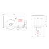 Samonosný systém 80x80x5mm posuvnej brány do 400kg/7m otvor (W39/80Fe 6m čierný profil, 2x W3910F.80, 1x W36/80, 1x W37M, 1x w32/80)