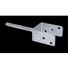 DOPREDAJ: Pätka stĺpika U 91x120x324mm, 4mm žiarový pozink, priemer nohy 18mm, počet dier s priemerom 11mm-6ks