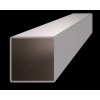 Profil uzatvorený 40x40x2mm, cena za 1ks(3m), brúsená nerez K320 /AISI304