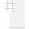 Rebierkové pletené sito - rovné, oko: 50x50mm, priemer pletiva 4mm, rozmer 1000x2000mm, materiál: Nerez /AISI 304
